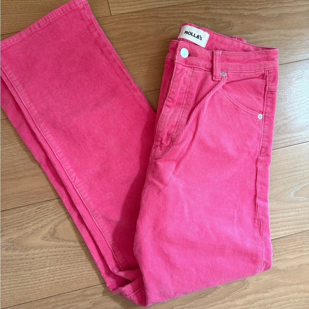rollers original high rise straight size 28
fits like a 27